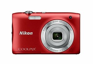 Nikon デジタルカメラ COOLPIX S2900 5倍ズーム 2005万画素 レッド S2900RD(中古品)