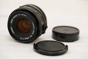 キャノン Canon New FD NFD 50mm F2 FDマウント フィルムカメラ 一眼レフ