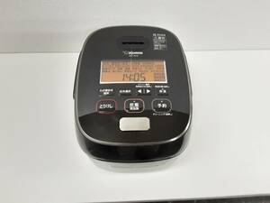 【A118】中古品　ZOJIRUSHI　象印 圧力IH炊飯炊飯ジャー　豪炎かまど釜　NW-JW10型　ブラック　1.0L　2021年製　動作確認済