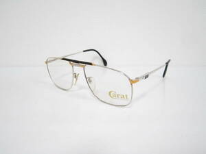 柿◆入手困難　希少　Zeiss　Germany　GP　Carat by Carl Zeiss　A5986　4011　カールツアイス　バネ丁番　眼鏡　保管品　未使用品