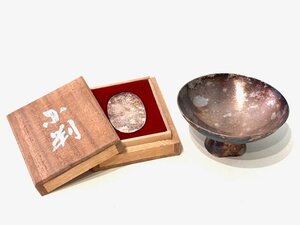 【ヴィンテージ】 純銀製 銀杯＋小判 シルバー silver 小判 銀製品 インテリア 飾り ヴィンテージ 金属工芸 22.6g