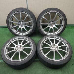 *送料無料* 4本価格★ADVAN Racing RS 215/40R18 グッドイヤー イーグル LS EXE アドバンレーシング 18インチ PCD114.3/5H★4030409NJノ