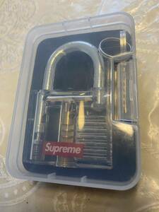 シュプリーム Supreme 20SS Transparent Lock Clear トランスペアレント ロック クリア 南京錠 鍵2本 ボックスロゴ / 中古 USED