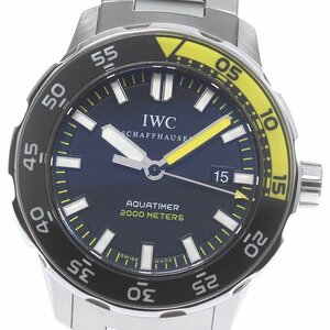 IWC SCHAFFHAUSEN IW356801 アクアタイマー 2000 デイト 自動巻き メンズ _762101