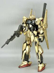 MG 1/100 百式 Ver.2.0 改修 塗装済 ガンプラ　完成品　バンダイ　ウェザリング加工