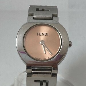 ジャンク※FENDI　フェンディ 3050L ピンク クオーツ レディース 腕時計　MB　YN　ABA2