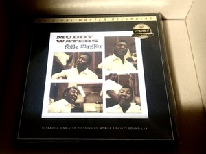 Muddy Waters Folk Singer MFSL mobile fidelity Ultradisc One-Step 180g 45RPM 2LP free shipping マディ・ウォーターズ 送料無料 新品