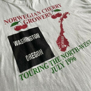 90年代 NORWEGIAN CHERRY ノルウェー チェリー プリントTシャツ メンズXL