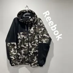 reebok ナイロン 迷彩 アーミー パーカー ブルゾン 上着