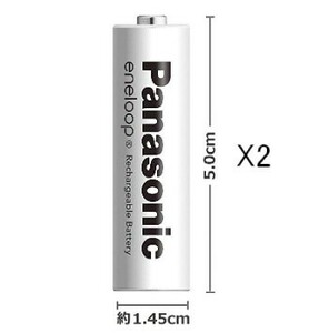 EC SITE SPECIAL COLOR PANASONIC ENELOOP SIZE3X2 STANDARD MODEL BK-3MCC X2