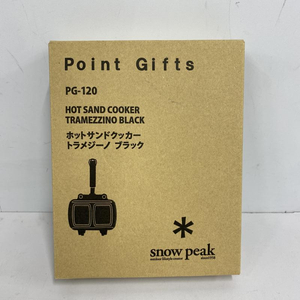 【中古】snow peak スノーピーク ホットサンドクッカー トラメジーノ ブラック PG-120[240010408515]