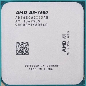 AMD A8-7680 2C 3.5GHz 21MB DDR3-2133 65W AD7680ACI43AB