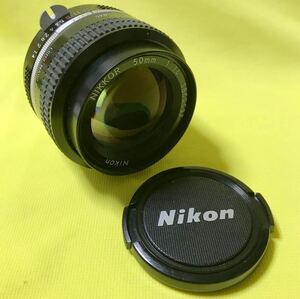 レンズ　Nikon ニコン Nikkor 50mm f/1.4 単焦点 標準 Lens マニュアルフォーカス スタンダード レンズ #3859597