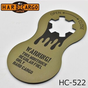 HARDCARGO フューエルフラップ カーキ ハイゼットジャンボ(S500P/S510P) 給油口の液だれを防ぐ 軽トラック用 マット ハードカーゴ HC-522