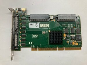 1137-O★ATTO 2ポートUltra320 SCSIカード PCI-Xスロット接続★7030-03218-01 REV C★中古現状渡し★