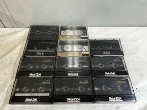 （61）中古 SONY ソニー メタルカセットテープ メタルテープ 11本 まとめ売り Metal-ES54 S90 S54 ES46 など