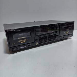 SONY カセットデッキ TC-WR 705S 通電確認 ジャンク品 オーディオ機器