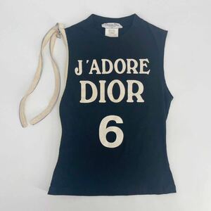 Christian Dior J‘ADORE DIOR クリスチャンディオール タンクトップ ジッパー ノースリーブ Tシャツ