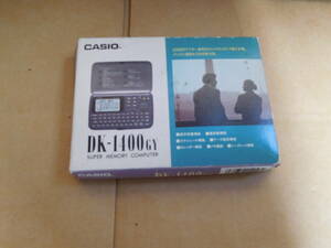 CASIO　DK-1400GY スーパーメモリー　コンピューター。