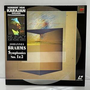 ■LD■カラヤン ブラームス Symphonies Nos.1&2 KARAJAN BRAHMS ■ F231