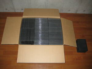 DVDトールケース　（黒）１90枚　中古