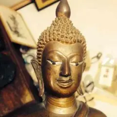 仏像 銅製 玉石象嵌 中国美術