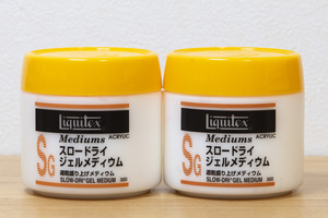 リキテックス スロードライジェル メディウム 300ml 2個（若干使用品&使用品） | Liquitex アクリル絵用補助剤・メデュウム