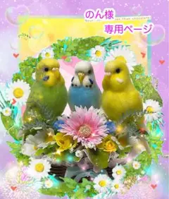 羊毛フェルト。セキセイインコ。オーダーNo.51