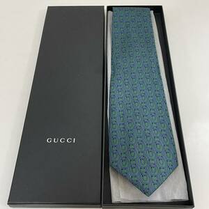 グッチ（GUCCI） 緑チェーンネクタイ