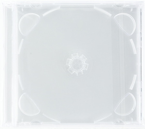 送料注意！【新品未使用】 CD・DVDケース（クリア）　2枚収納用　厚み10mm　数量1枚