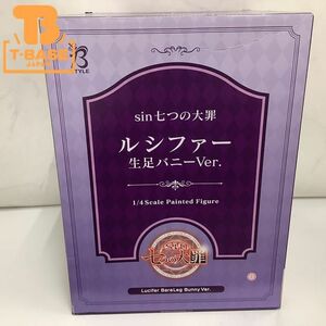 1円〜 同梱不可 内未開封 FREEing 1/4 sin 七つの大罪 ルシファー 生足バニーVer. 完成品フィギュア