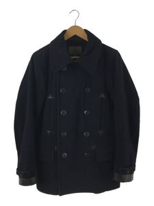 Nigel Cabourn◆50sモチーフ/沿岸警備隊/ピーコート/46/ウール/NVY/無地