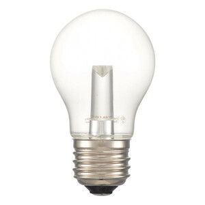 OHM LED電球装飾用 PS/E26/1.4W/67lm/クリア昼白色 LDG1N-H 13C