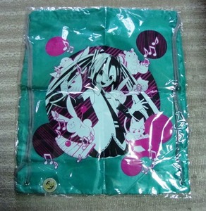 Happyくじ 初音ミク ボーカロイド F賞 ☆ナップサックセット Type1★ 未開封品