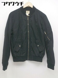 ◇ BROWNY Vintage ブラウニーヴィンテージ 長袖 ジップアップ ジャケット ブルゾン サイズM ブラック メンズ