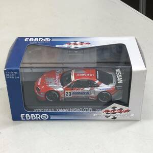 11 EBBRO JGTC 2003 xanavi GT-R 1/43 中古 現状品 モデルカー レーシングカー