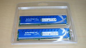 【DDR3-1866・4GB×2枚・デュアルチャンネルキット】Kingston キングストン HYPERX GENESIS KHX18C10K2/8