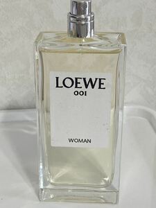 LOEWE ロエベ 001 woman ウーマン EDP SP 100ml 残たっぷり　キャップなし　定形外発送は510円　レターパックプラス