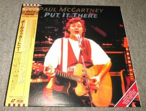 日本盤1LD：ポール・マッカートニー/フラワーズ・イン・ザ・ダート・スペシャル/BEATLES/PAUL MCCARTNEY PUT IT THERE/LASER DISC/オビ付き