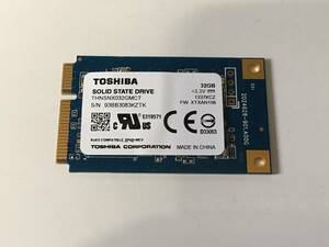 A18500)TOSHIBA THNSNX032GMCT SSD 32GB 11741Hr 中古動作品