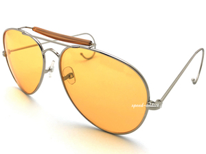 U.S. AIR FORCE PILOT TEARDROP SUNGLASS YELLOW/USエアフォースアビエーターサングラスtopトップガンgunトム・クルーズrothcoバイカー眼鏡