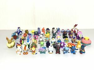 Nintendo任天堂 ポケットモンスター ポケモン 指人形 61個 まとめ poketmonster ミニチュア フィギュア セット イーブイ ルカリオ スイクン