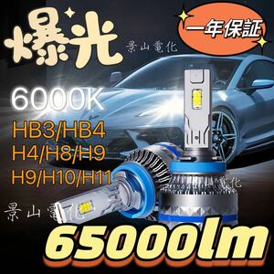 LED ヘッドライト 最新型 バルブ フォグランプ 車 Hi/Lo 65000LM トヨタ ホンダ 日産 マツダ 車検対応 白 H4 H7 H8 H9 H10 H11 HB3 HB4 #S5