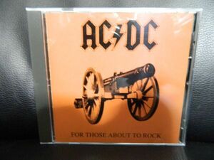 (34)　 AC/DC　　 / 　　FOR THOSE ABOUT TO ROCK　 　　日本盤　　ジャケ、日本語解説 経年の汚れあり