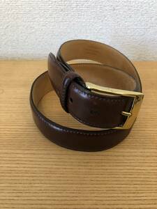 超希少 ALDEN コードバン ベルト C#8 バーガンディー size 34/85 dress belt