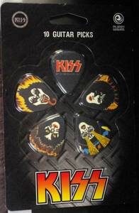 KISS 10 GUITAR PICKS　R&R OVER