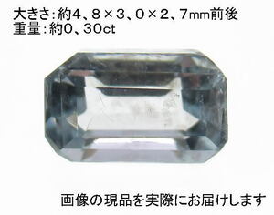 (値下げ価格)NO.10 アベンチュリンアクアマリン オクタゴンルース(ナイジェリア産)(5×3ｍｍ)＜沈着・勇敢・聡明＞天然石現品