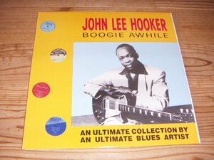 LP：JOHN LEE HOOKER BOOGIE AWHILE ジョン・リー・フッカー：2枚組：仏盤