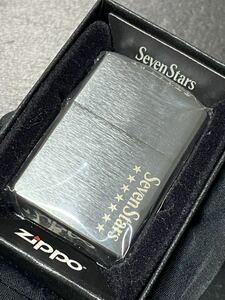 zippo セブンスター 限定品 ブラック 希少モデル 2016年製 Seven Stars ケース 保証書付き