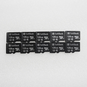 ■ microSDXC 128GB ■ まとめて 10枚セット / 動作品 フォーマット済 ジャンク 扱い microsd microSDカード / D241